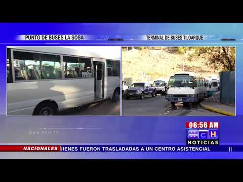 Con resguardo de la FNSTU circulan buses de Tiloarque-La Sosa