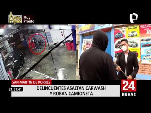 Robo de camioneta en carwash: víctima no descarta seguimiento previo