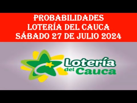 PROBABILIDADES de la LOTERIA del CAUCA Hoy Sábado 27 de julio 2024 #loteríadeboyacá