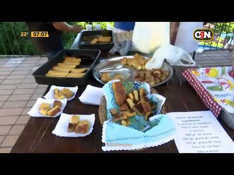 Preparan variedades de chipa por Semana Santa en Ricardo Brugada
