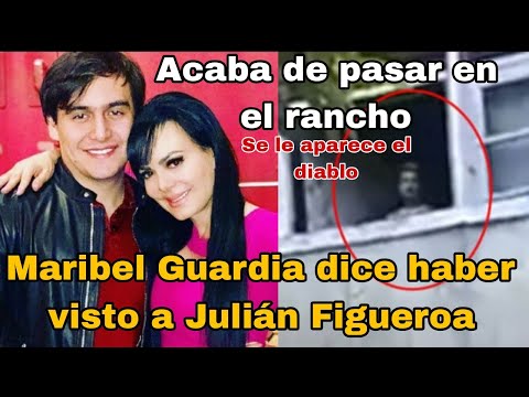 Última Hora: Asustan a Maribel Guardia se le aparece la silueta de Julián Figueroa en el rancho