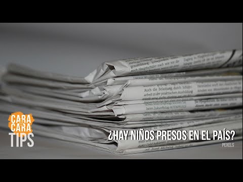 ¿Hay niños presos en el país?