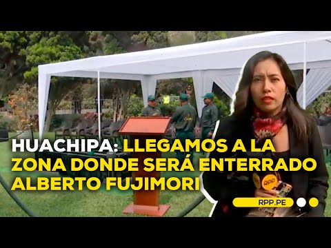 Campo Fe: llegamos a la zona donde será enterrado el expresidente Fujimori #ENFOQUERPP | DESPACHO