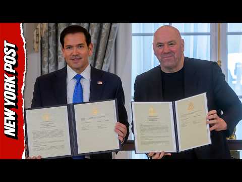 UFC-Style Diplomacy on the Way as Rubio and Dana White Ink New Agreement