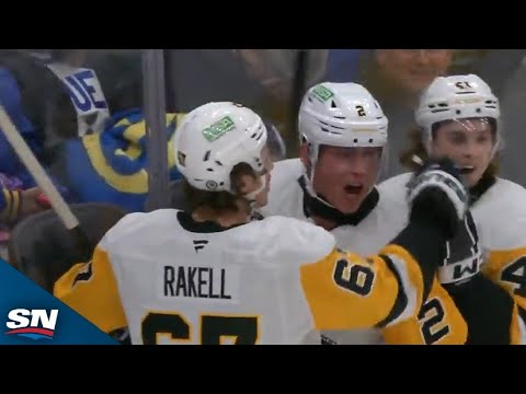 Penguins Rutger McGroarty Nets His First NHL Goal To Force OT vs. Blues