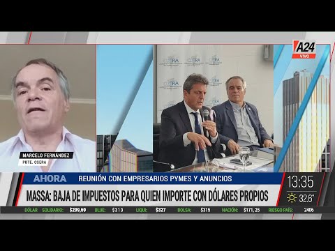 Baja de impuestos para quienes importen con dólares propios I A24