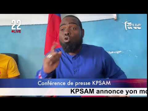 KPSAM annonce yon mobilizasyon dimanch 25 fevriye 2024 la devan anbasad kanada pou denonse…