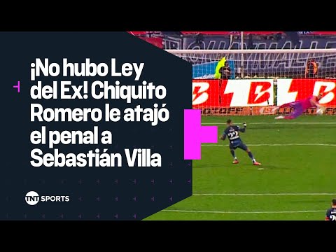 ¡NO HUBO LEY DEL EX! Chiquito ROMERO le atajó el penal a Sebastián VILLA