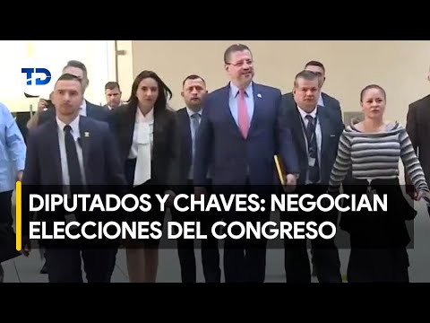Diputados y Rodrigo Chaves negocian presidencia del Congreso