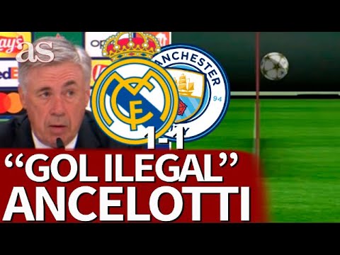 ANCELOTTI OPINA: GOL ILEGAL del MANCHESTER CITY, DE BRUYNE | REAL MADRID - MANCHESTER CITY | AS