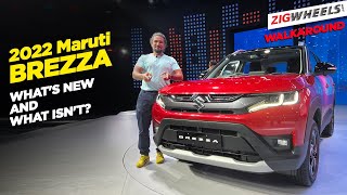 Maruti Suzuki Brezza 2022 Facelift Walkaround Review | ZigWheels.com