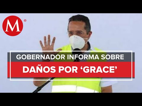 Tras el paso de Grace en Quintana Roo, gobernador Carlos Joaquín recorre zonas dañadas