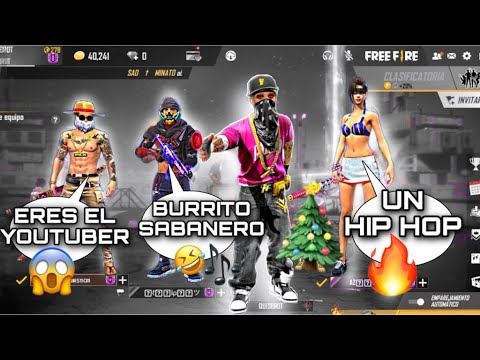 SUBIENDO DE ORO A GRAN MAESTRO CLASIFICATORIA!! FREE FIRE