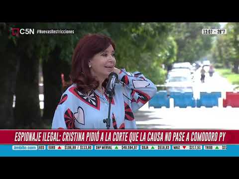 Espionaje ilegal M: Cristina Kirchner pidió a la Corte que la causa no pase a Comodoro Py