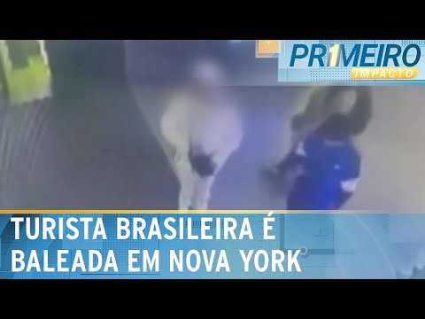 Brasileira é baleada em assalto nos Estados Unidos | Primeiro Impacto (12/02/2024)