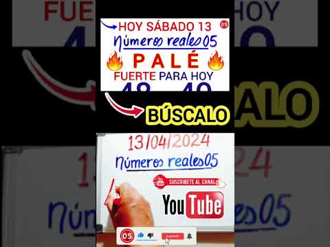 Un SÓLO NÚMERO FUERTES para HOY SÁBADO #númerosreales_05_hoy #dineroparahoy #viral #loteria