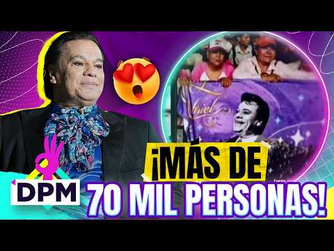 ¡Juan Gabriel LLENÓ el Zócalo! Se proyectó su concierto ‘Mis 40 en Bellas Artes’ | De Primera Mano