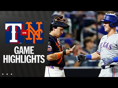 Rangers vs. Mets Game Highlights (9/12/25) | MLB Highlights