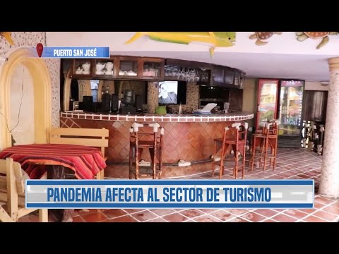 Sector turístico del Puerto San José sufre impacto negativo por la pandemia; visitantes no llegan