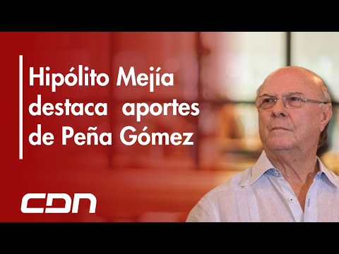Hipólito Mejía resalta figura de Peña Gómez al cumplirse 26 años de su fallecimiento