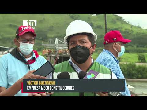 En un 65% avanza la construcción del segundo puente más grande de Nicaragua