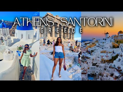 From Athens to Santorini 🇬🇷 | Stunning Views, Greek Food & the Most Magical Sunset! 2025 Travel Vlog