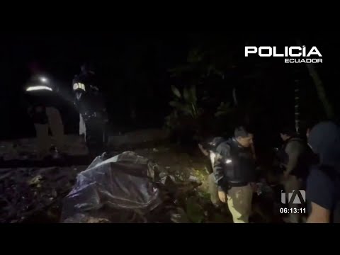 874 bloques de cocaína fueron decomisados por la Policía en San Lorenzo, en Manabí