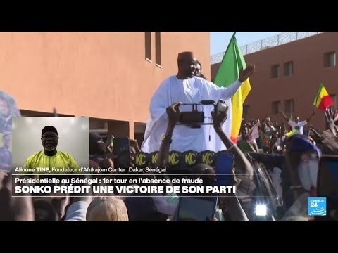 Ousmane Sonko prédit une victoire de son parti au premier tour de la présidentielle • FRANCE 24