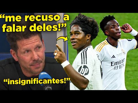 SIMEONE REAGE A ENDRICK, VINI JR E PREVÊ DUELO CONTRA REAL MADRID! ENDRICK VAI CHOCAR O MUNDO!