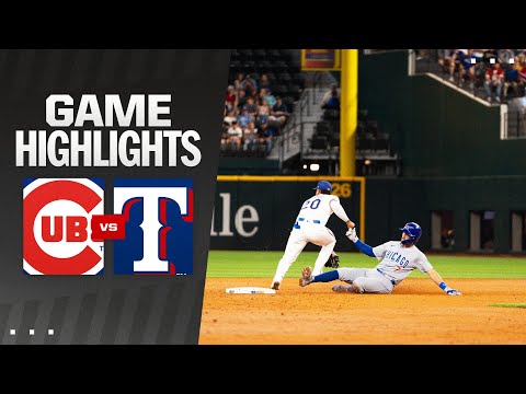 Cubs vs. Rangers Game Highlights (3/31/24) | MLB Highlights