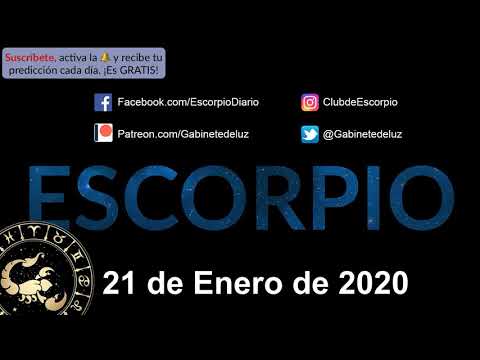 Horóscopo Diario - Escorpio - 21 de Enero de 2020