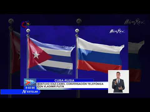 Sostiene Presidente de Cuba conversación telefónica con su homólogo ruso