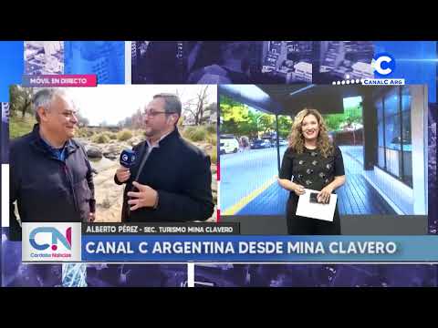 Canal C desde Mina Clavero | Alberto Pérez, Secretario de Turismo