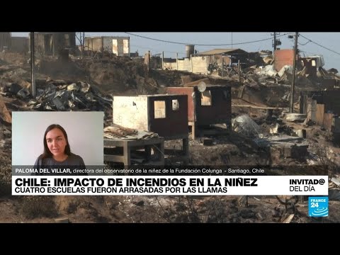 ¿Cómo han afectado los incendios en Chile en la salud mental de los niños y las niñas?