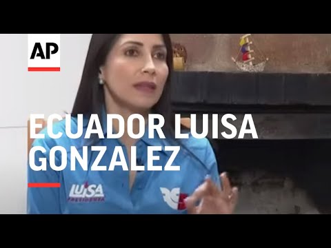 Ecuador presidential candidate Luisa Gonzalez to continue campaign despite death of third politician