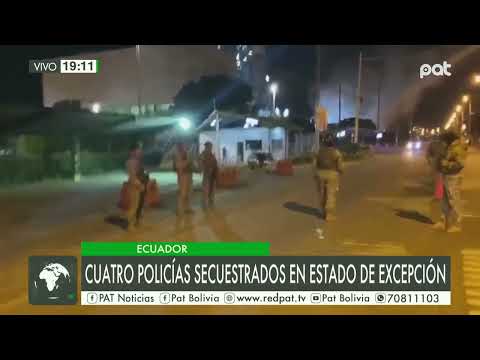 Policías son secuestrados en Ecuador