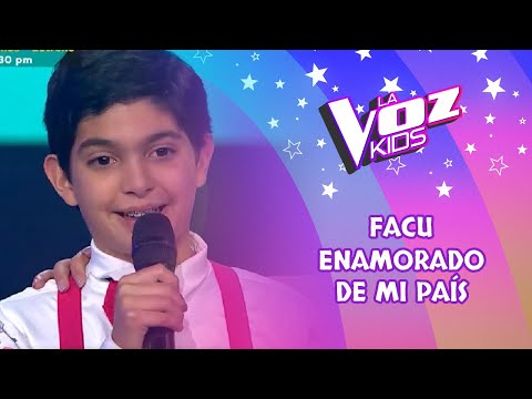 Facu | Enamorado de mi país | Semifinal | Temporada 2022 | La Voz Kids