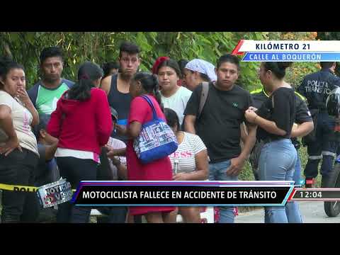 FALLECE MOTOCICLISTA EN BOQUERO?N