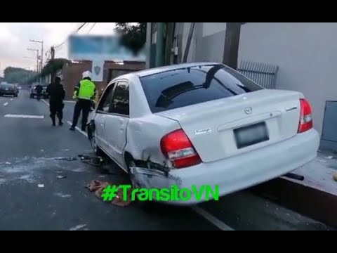 Accidente de tránsito en Calz. Aguilar Batres