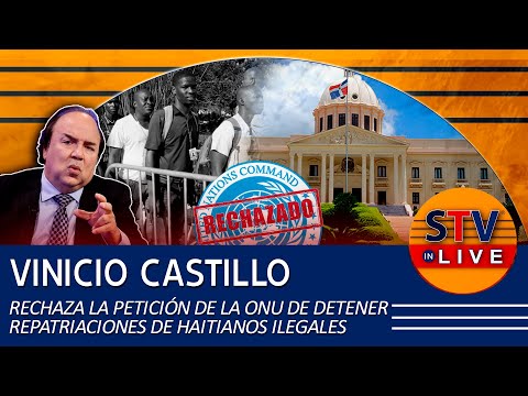 VINICIO CASTILLO RECHAZA LA PETICIÓN DE LA ONU DE DETENER REPATRIACIONES DE HAITIANOS ILEGALES