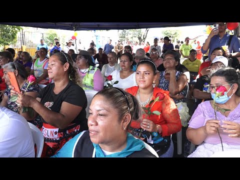 Managua: familias en ciudad jardin estrenan calles rehabilitadas