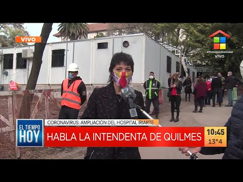 Ampliación del Hospital Iriarte en Quilmes: en plena pandemia, la empresa Sacde donó 40 camas