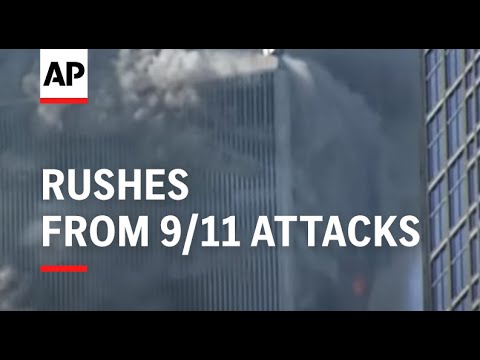 Rushes from 911 attacks, footage from street level