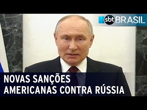 Estados Unidos anunciam novas sanções contra Rússia | SBT Brasil (23/02/24)