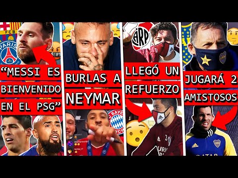 BARÇA echa a SUÁREZ, VIDAL y ¿MESSI+ BAYERN se burla de NEYMAR+ REFUERZO de RIVER+ PLAN de BOCA ?