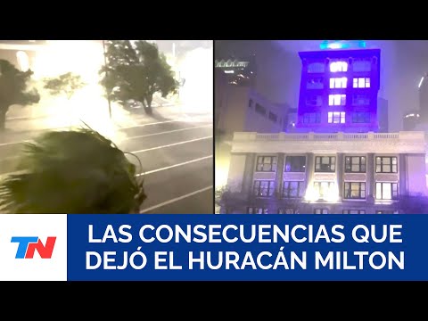 ESTADOS UNIDOS: Al menos cuatro muertos y millones de hogares sin luz en Florida por huracán Milton