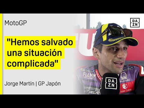 Jorge Martín pone en valor su remontada de nueve posiciones en el GP de Japón: Me da confianza