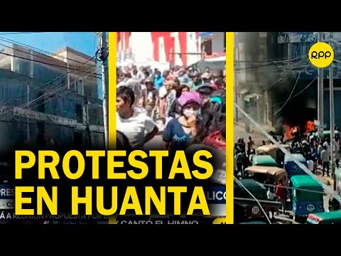 Ayacucho: Queman llantas y saquean sede del Ministerio Público de Huanta tras muerte de estudiante