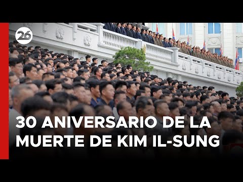 Pionyang acoge una gran ceremonia por el 30 aniversario de la muerte de Kim Il-sung