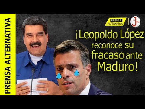 Me siento frustrado, no pude con él, afirmó Leopoldo López en su llanto rabioso!